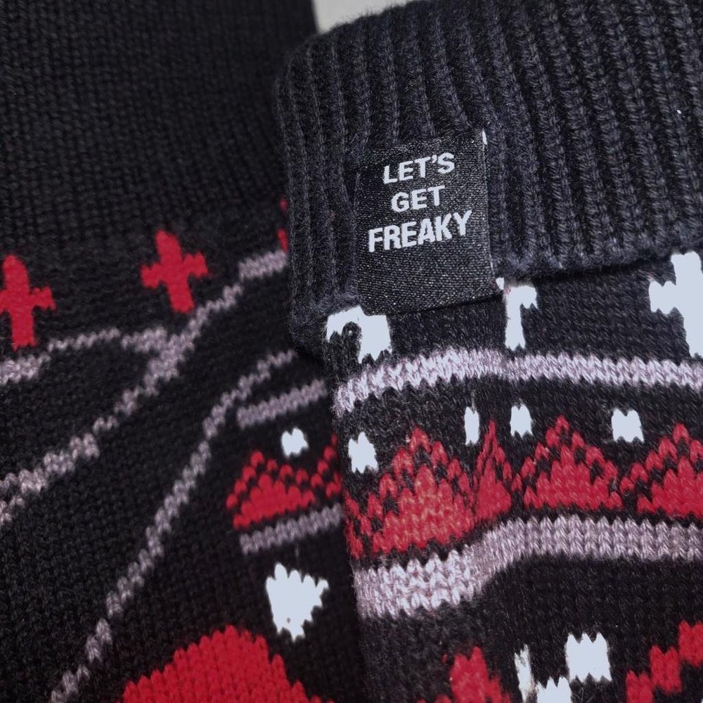 KILLSTAR Feline Festive RARE Knit Sweater - Picture 4 of 4